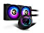 Mobile Preview: GIGABYTE AORUS Waterforce 240 - AiO RGB CPU-Wasserkühlung - LCD Display - 2x 120mm Lüfter - RGB Fusion