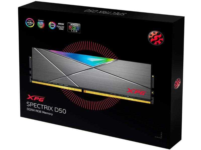 ADATA XPG Spectrix D50 RGB Ramkit - 32GB (2x16GB) DDR4 - 3200MHz - CL16 - DualChannel