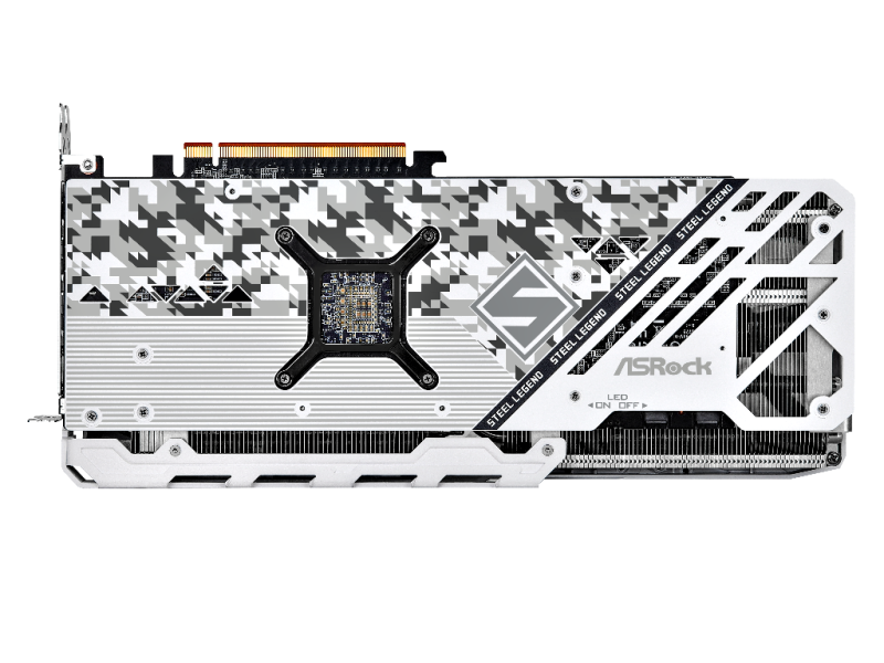 ASRock Radeon RX 7700 XT Steel Legend 12GB OC - FreeSync - RDNA  - Polychrome SYNC - Farbe: Weiß