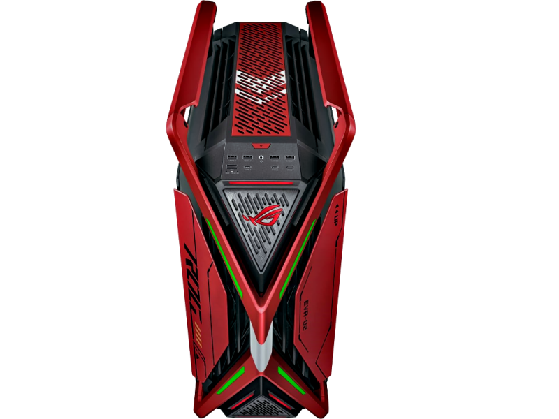 ASUS ROG GR701 Hyperion EVA-02 Edition - EATX Full Tower Gehäuse - ARGB Beleuchtung - USB-C - Farbe: Rot