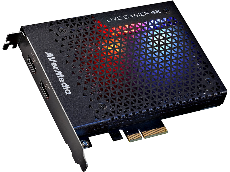 AVerMedia Live Gamer 4K (GC573) | 4Kp60 High Dynamic Range  (HDR) | 1080p240 | intern | PCIe | Profi Capture Card für Konsolen & PC Streaming