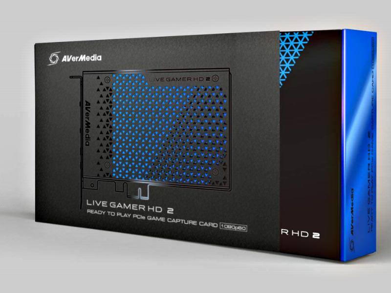 AVerMedia Live Gamer HD 2 (GC570) - 1080p - intern - PCIe - Capture Card für Konsolen & PC Streaming