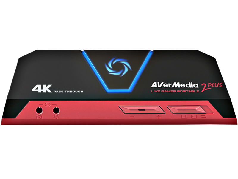 AVerMedia Live Gamer Portable 2 PLUS (GC513) - 4K durschschliff - 1080p - microSD - für Konsolen & PC Streaming