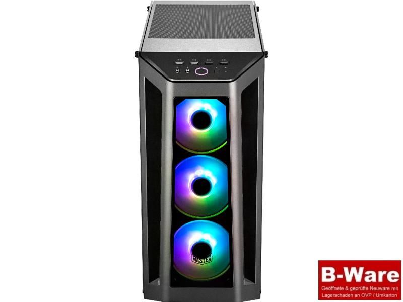 Cooler Master MasterBox MB530P ARGB - ATX Midi-Tower - 3x gehärtete Echt-Glasscheiben - 3x 120mm RGB Lüfter #B-Ware*