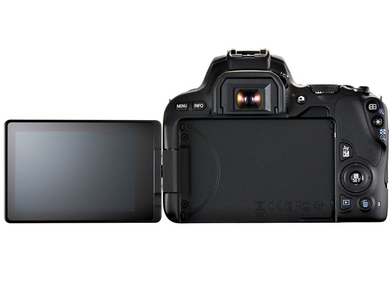 Canon EOS 200D Kamera Kit | Gehäuse inkl. EF-S 18-55mm DC III Objektiv | SLR | WLAN | NFC | Bluetooth | 24,2 Megapixel | Full-HD Videos