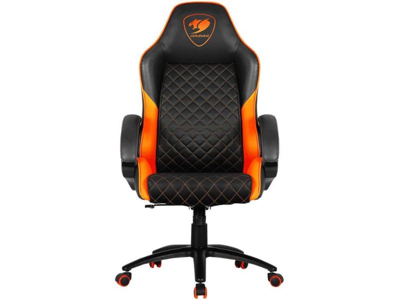 COUGAR Fusion Gaming Chair - Kunstleder - Farbe: Schwarz/Orange