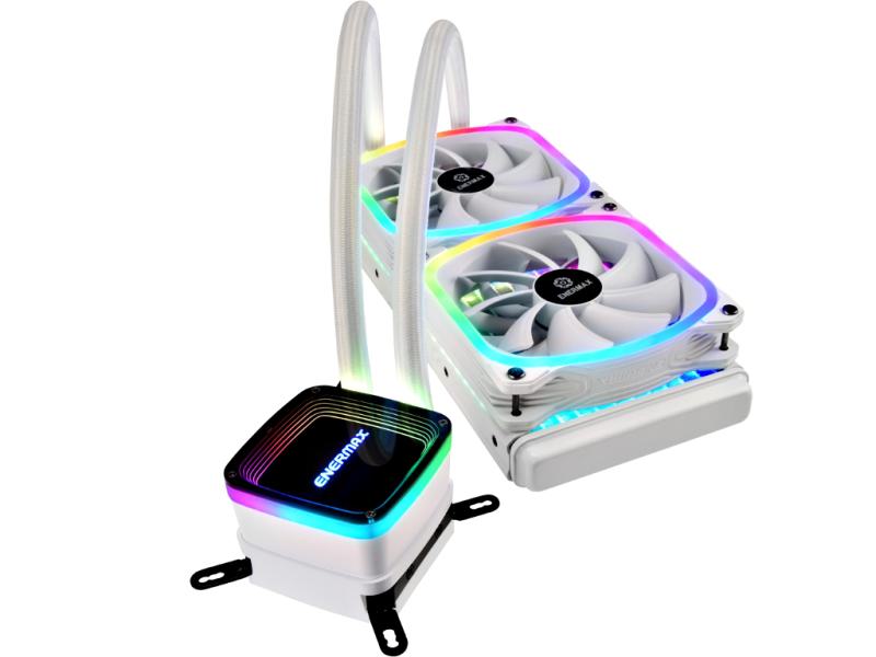 Enermax Aquafusion 240 - All-in-One CPU Wasserkühlung - RGB Beleuchtung - AMD & Intel - Weiß