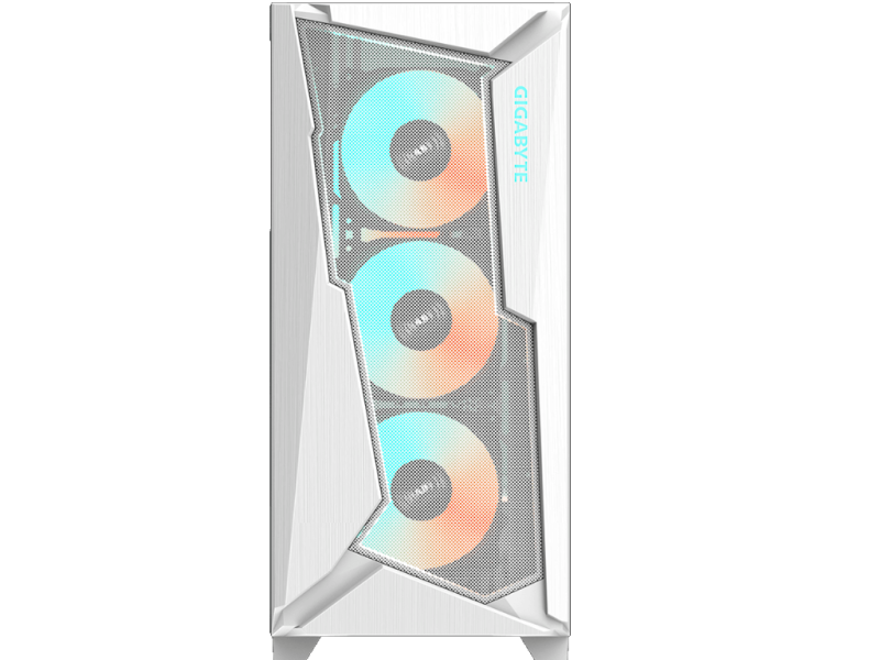 GIGABYTE C301 GLASS - Gamer Mid-Tower - Echtglasfenster - RGB Beleuchtung - Weiß