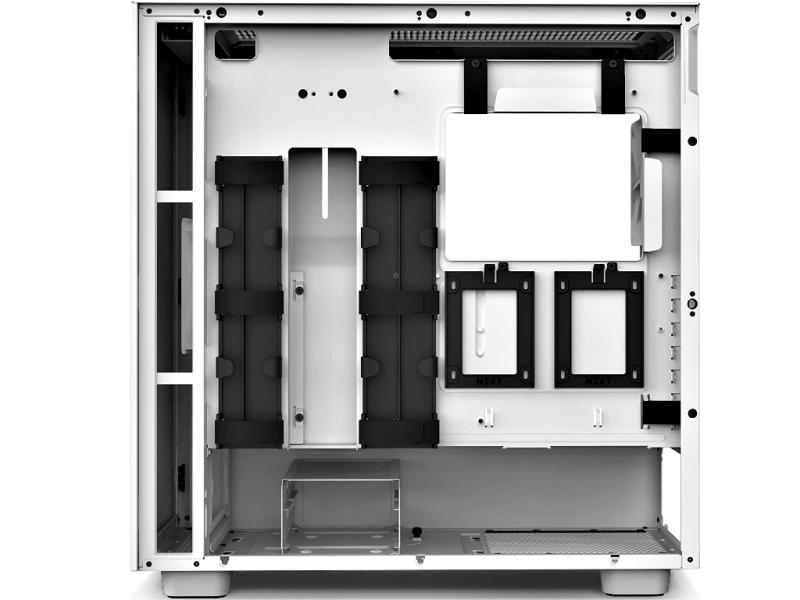 NZXT H7 Gaming Case - Midi-Tower - 2x 120mm Quiet Lüfter vorinstalliert - Weiß