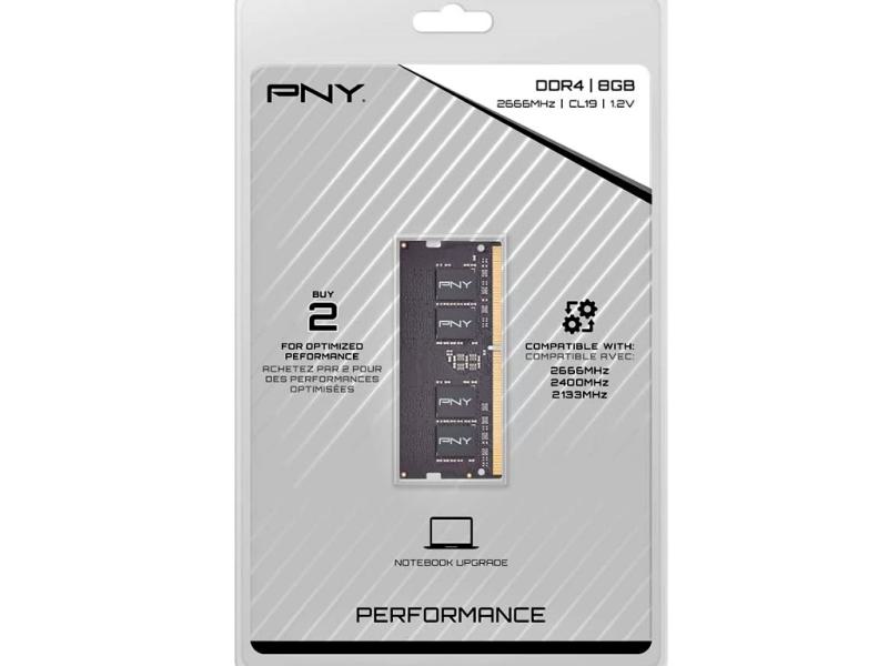 PNY 8GB DDR4 Notebook Ram - 2666MHz - CL19