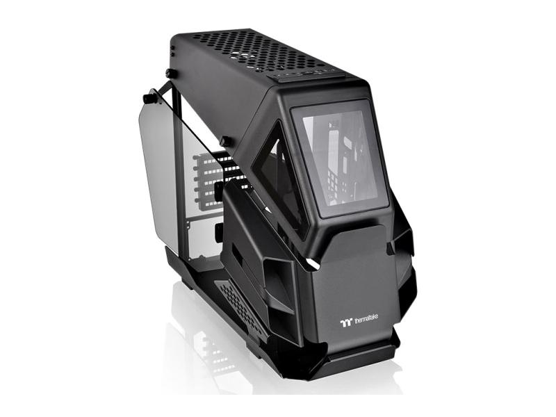 Thermaltake AH T200 Mikro Gamer Gehäuse - Echtglasfenster - Schwarz