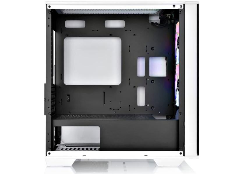 Thermaltake Divider 170 TG Snow ARGB - PC Gehäuse - RGB Lüfter - Weiß
