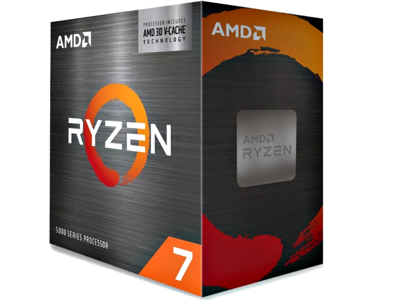 AMD Ryzen 7 5800X3D - 8-Kern CPU - 8x 3.4GHz - ZEN 3 - So. AM4 - Boxed (WoF - ohne Kühler)