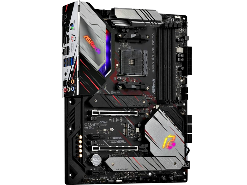 ASRock B550 PG Velocita - ATX Mainboard - Socket AM4 - 2.5 G-LAN - Polychrome RGB Sync ASRock B550 PG Velocita - ATX Mainboard - Socket AM4 - 2.5 G-LAN - Polychrome RGB Sync