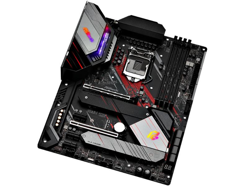 ASRock Z490 Phantom Gaming Velocita - ATX Mainboard - LGA 1200 - Polychrome Sync RGB - USB 3.2 - 2,5 Gigabit-LAN - 7.1 Audio ASRock Z490 Phantom Gaming Velocita - ATX Mainboard - LGA 1200 - Polychrome Sync RGB - USB 3.2 - 2,5 Gigabit-LAN - 7.1 Audio