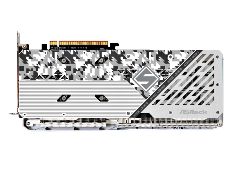 ASRock Radeon RX 7600 Steel Legend OC - 8GB GDDR6 - Polychrome SYNC - White