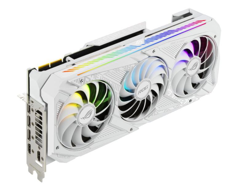 ASUS ROG STRIX Geforce RTX 3090 - OC GAMING (ROG-STRIX-RTX3090-O24G-WHITE) - 24GB GDDR6X - Aura RGB Sync - Weiß