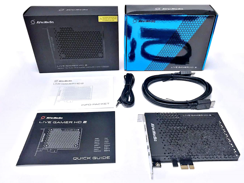 AVerMedia Live Gamer HD 2 (GC570) - 1080p - intern - PCIe - Capture Card für Konsolen & PC Streaming AVerMedia Live Gamer HD 2 (GC570) - 1080p - intern - PCIe - Capture Card für Konsolen & PC Streaming