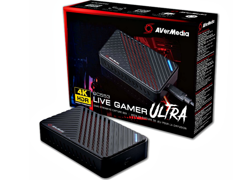 AVerMedia Live Gamer ULTRA (GC553) - 4Kp60 High Dynamic Range Durchlauf - 1080p - Capture Card AVerMedia Live Gamer ULTRA (GC553) - 4Kp60 High Dynamic Range Durchlauf - 1080p - Capture Card