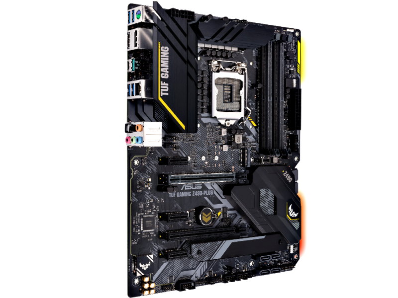 ASUS TUF Gaming Z490-PLUS - ATX Mainboard - LGA 1200 - Aura Sync RGB - USB 3.2 - Gigabit-LAN - HD Surround Audio ASUS TUF Gaming Z490-PLUS - ATX Mainboard - LGA 1200 - Aura Sync RGB - USB 3.2 - Gigabit-LAN - HD Surround Audio