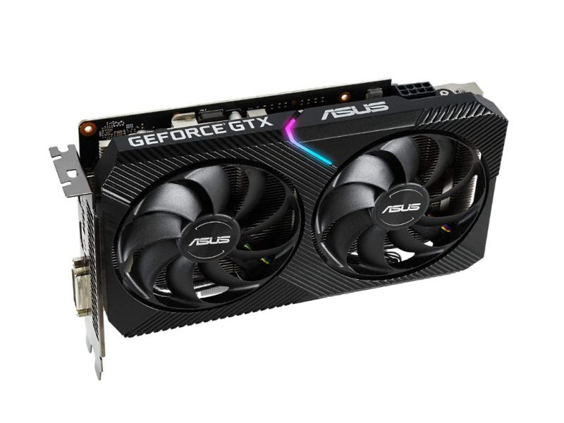 ASUS Geforce GTX 1660 SUPER - DUAL Mini OC Edition (DUAL-GTX1660S-O6G-MINI) - 6GB GDDR6 - LED Beleuchtung ASUS Geforce GTX 1660 SUPER - DUAL Mini OC Edition (DUAL-GTX1660S-O6G-MINI) - 6GB GDDR6 - LED Beleuchtung