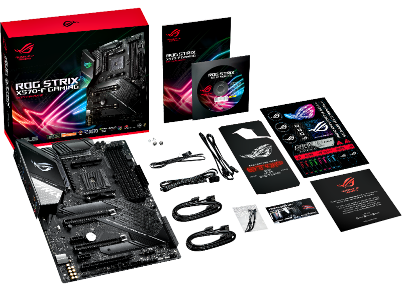 ASUS ROG Strix X570-F Gaming Mainboard | Socket AM4 | AURA Sync RGB | Gigabit-LAN | 7.1 HD Audio ASUS ROG Strix X570-F Gaming Mainboard | Socket AM4 | AURA Sync RGB | Gigabit-LAN | 7.1 HD Audio