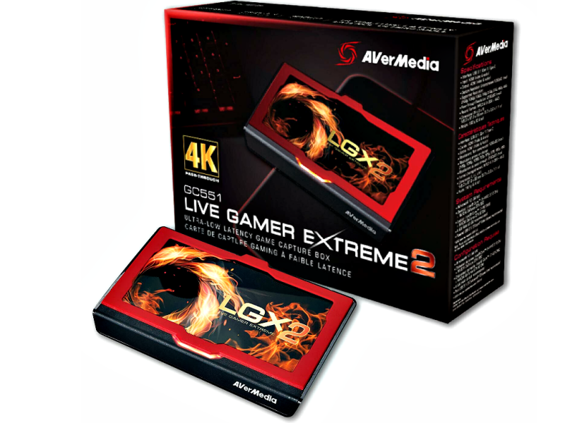 AVerMedia Live Gamer EXTREME 2 (LGX2) - 4K@60fps Durchlauf - 1080p - Streaming Capture Card AVerMedia Live Gamer EXTREME 2 (LGX2) - 4K@60fps Durchlauf - 1080p - Streaming Capture Card