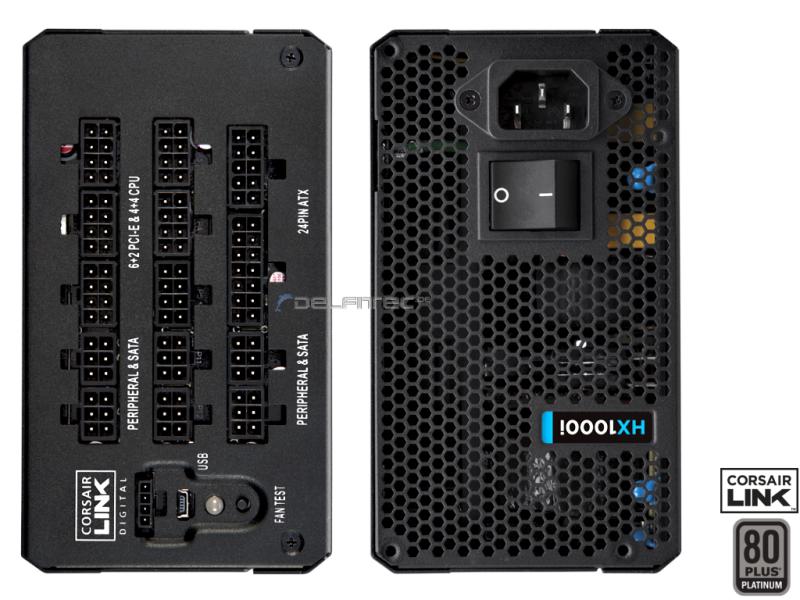 Corsair HX1000i Netzteil | 1000Watt | 80PLUS Platinum | voll modulare Flachkabel | Corsair Link Corsair HX1000i Netzteil | 1000Watt | 80PLUS Platinum | voll modulare Flachkabel | Corsair Link