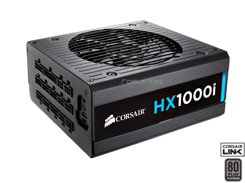 Corsair HX1000i Netzteil | 1000Watt | 80PLUS Platinum | voll modulare Flachkabel | Corsair Link