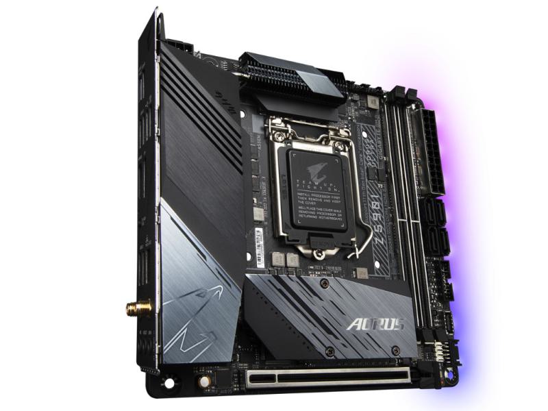 Gigabyte Z590I AORUS ULTRA - ITX Mainboard - LGA 1200 - USB3.2 - USB C - WI-Fi 6 - G-LAN - HD Audio Gigabyte Z590I AORUS ULTRA - ITX Mainboard - LGA 1200 - USB3.2 - USB C - WI-Fi 6 - G-LAN - HD Audio