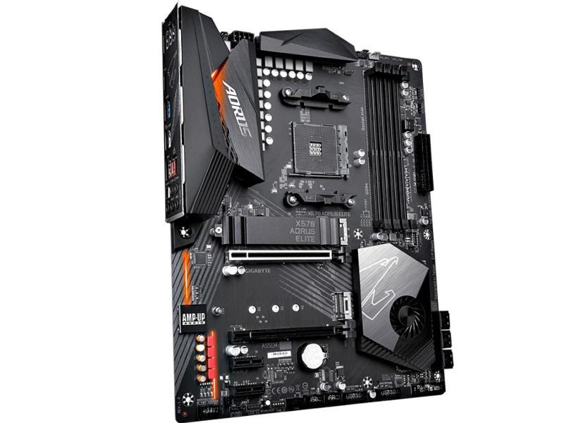 Gigabyte AORUS X570 AORUS ELITE Mainboard - AM4 - RGB Sync - G-LAN - 7.1 HD Audio Gigabyte AORUS X570 AORUS ELITE Mainboard - AM4 - RGB Sync - G-LAN - 7.1 HD Audio