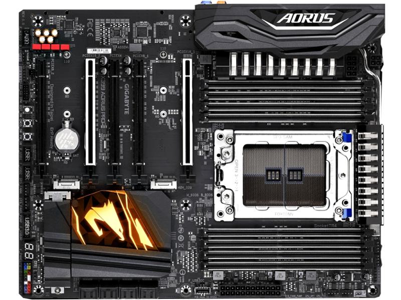 Gigabyte X399 AORUS PRO | ATX-Mainboard | Threadripper | Socket TR4 | RGB Fusion | Gigabit-LAN | 7.1 HD Audio Gigabyte X399 AORUS PRO | ATX-Mainboard | Threadripper | Socket TR4 | RGB Fusion | Gigabit-LAN | 7.1 HD Audio