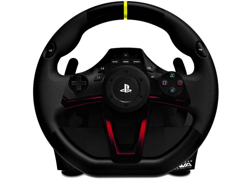 Delfitec.de HORI Wireless Racing Wheel APEX Bluetooth Lenkrad für Sony Playstation 4 & PC