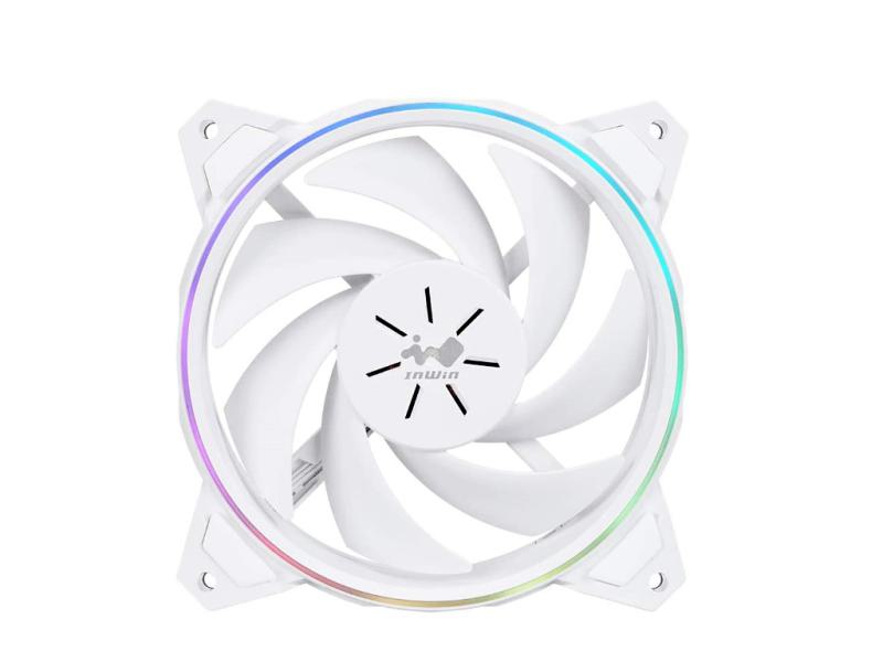 In Win - Sirius Pure (ASP120) - TriplePack - 3x 120mm RGB Gehäuselüfter - Farbe: Weiß In Win - Sirius Pure (ASP120) - TriplePack - 3x 120mm RGB Gehäuselüfter - Farbe: Weiß