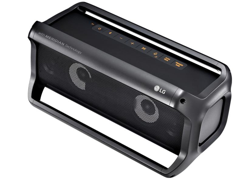 LG XBOOM Go PK7 | 2.0 Bluetooth-Lautsprecher mit 40 Watt | Multi-Bluetooth | IPX5 | MERIDIAN Sound