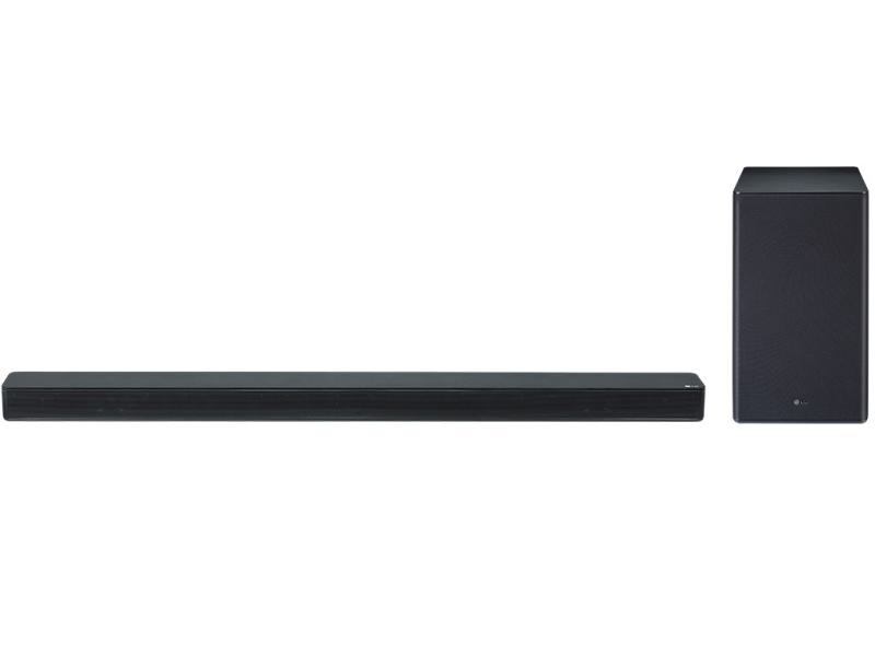 LG SK8 - 2.1 Dolby Atmos Soundbar + Subwoofer System - Flat Soundbar inkl. Subwoofer - Google Chromecast - 360Watt - Hi-Res Audio LG SK8 - 2.1 Dolby Atmos Soundbar + Subwoofer System - Flat Soundbar inkl. Subwoofer - Google Chromecast - 360Watt - Hi-Res Audio