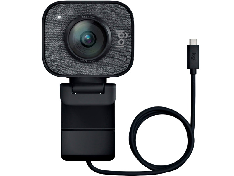 Logitech StreamCam - Full-HD Webcam - 1080p @60fps - USB C - Dual Mikrofon - Farbe: schwarz Logitech StreamCam - Full-HD Webcam - 1080p @60fps - USB C - Dual Mikrofon - Farbe: schwarz