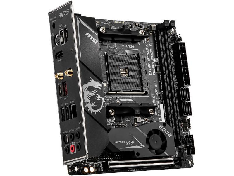 MSI MPG B550i Gaming Edge WiFi - Sockel AM4 - PCIe 4.0 - 2,5 Gigabit-LAN - WiFi 6 - HD Audio - Bluetooth 5 - USB-C MSI MPG B550i Gaming Edge WiFi - Sockel AM4 - PCIe 4.0 - 2,5 Gigabit-LAN - WiFi 6 - HD Audio - Bluetooth 5 - USB-C