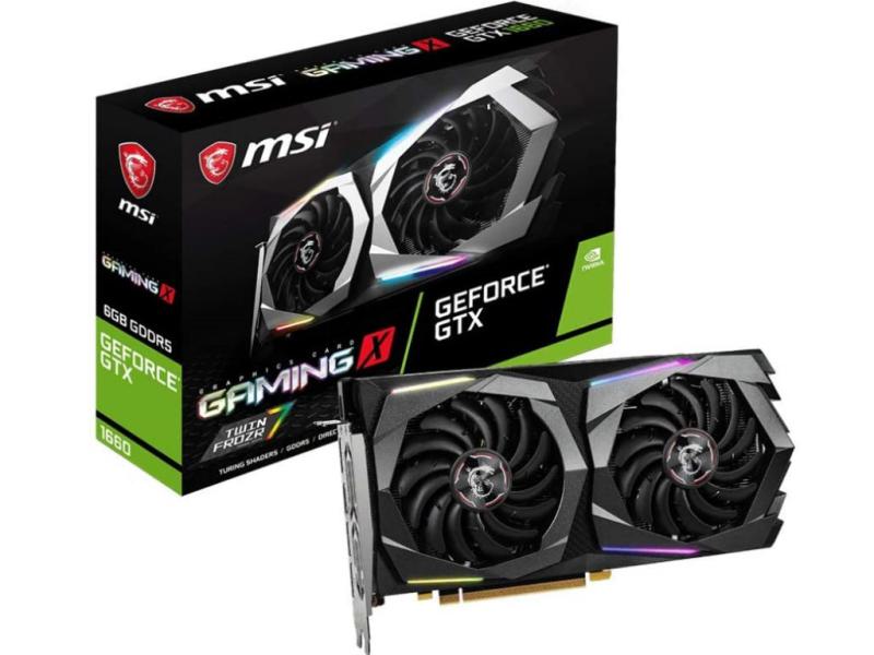 MSI Geforce GTX 1660 Gaming X 6G - 6GB GDDR5 - Twin Frozr 7 MSI Geforce GTX 1660 Gaming X 6G - 6GB GDDR5 - Twin Frozr 7