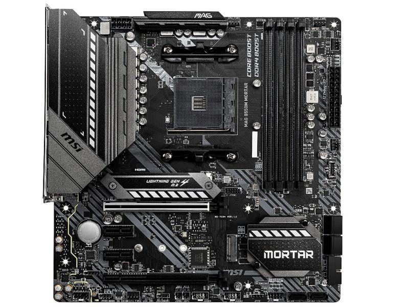 MSI MAG B550M MORTAR - Micro-ATX - Sockel AM4 - PCIe 4.0 - 2.5 Gigabit-LAN - USB 3.2 MSI MAG B550M MORTAR - Micro-ATX - Sockel AM4 - PCIe 4.0 - 2.5 Gigabit-LAN - USB 3.2