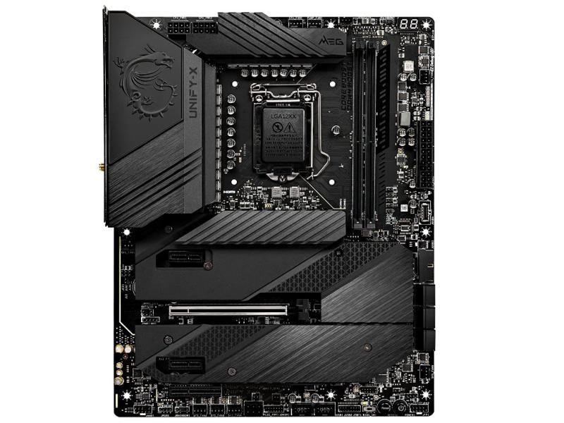 MSI MEG Z590 UNIFY-X - ATX Mainboard - LGA 1200 - USB3.2 - USB C - WI-Fi 6 - 2.5 Gigabit LAN - Bluetooth - 7.1 HD Audio MSI MEG Z590 UNIFY-X - ATX Mainboard - LGA 1200 - USB3.2 - USB C - WI-Fi 6 - 2.5 Gigabit LAN - Bluetooth - 7.1 HD Audio