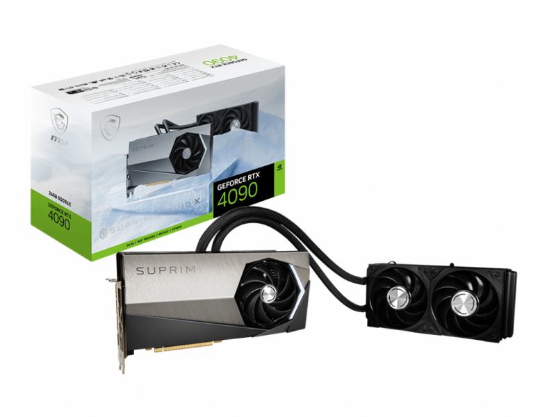 MSI GeForce RTX 4090 SUPRIM LIQUID X 24G - 24GB GDDR6X - PCIe 4.0 - Mystic RGB - Wasserkühlung