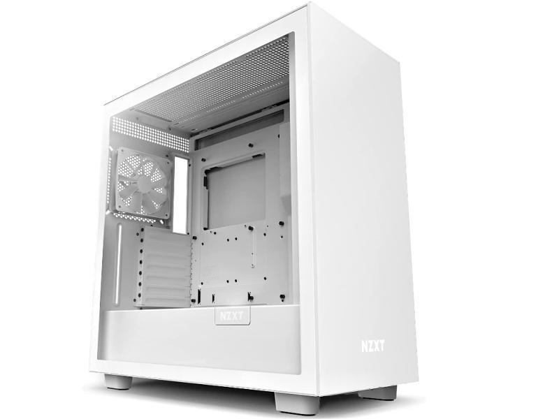 NZXT H7 Gaming Case - Midi-Tower - 2x 120mm Quiet Lüfter vorinstalliert - Weiß