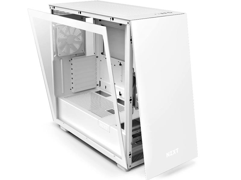 NZXT H7 Gaming Case - Midi-Tower - 2x 120mm Quiet Lüfter vorinstalliert - Weiß