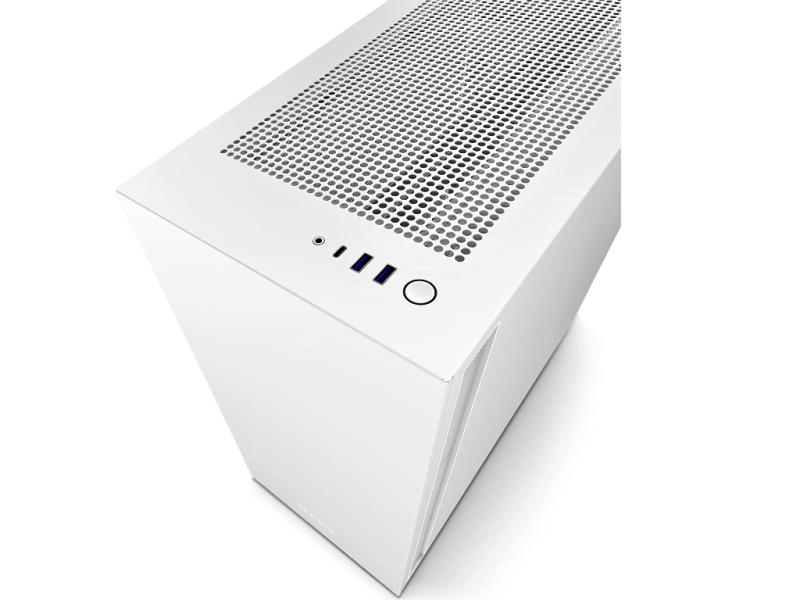 NZXT H7 Gaming Case - Midi-Tower - 2x 120mm Quiet Lüfter vorinstalliert - Weiß NZXT H7 Gaming Case - Midi-Tower - 2x 120mm Quiet Lüfter vorinstalliert - Weiß