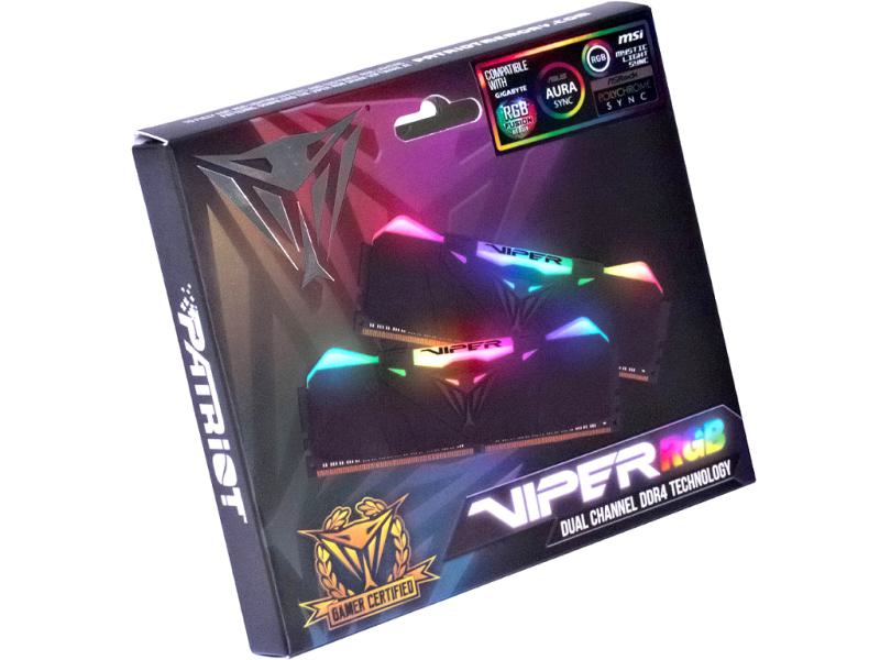 Patriot Viper Extreme Performance RGB | 16GB (2x8GB) DDR4 Gamer Ram | 3000MHz | CL15 | RGB LED | Black