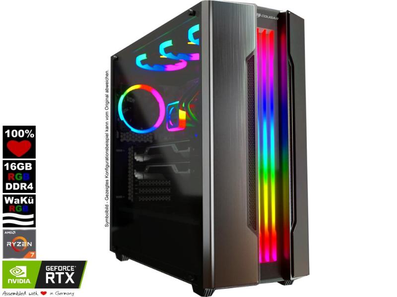 DXS "Puma V2" Gamer PC - AMD Ryzen 7 5800X - RGB WaKü - Geforce RTX 3070 OC - RGB DDR4 - SSD & HDD - Win 10 PRO DXS "Puma V2" Gamer PC - AMD Ryzen 7 5800X - RGB WaKü - Geforce RTX 3070 OC - RGB DDR4 - SSD & HDD - Win 10 PRO