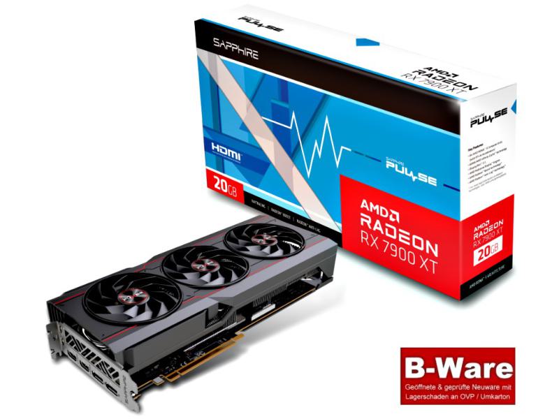 SAPPHIRE PULSE RADEON RX 7900XT GAMING OC - 20GB GDDR6 - RDNA3 - B-Ware* SAPPHIRE PULSE RADEON RX 7900XT GAMING OC - 20GB GDDR6 - RDNA3 - B-Ware*