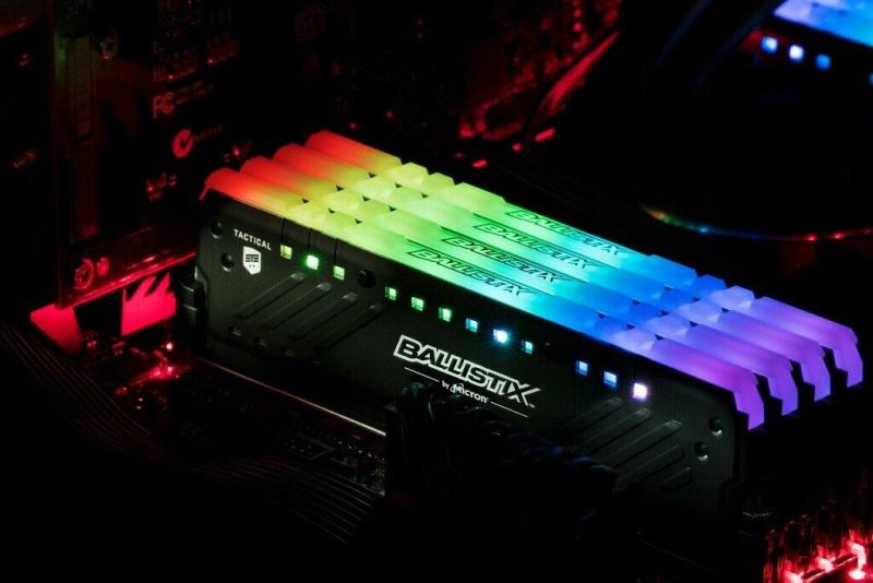 Crucial BallistiX Tactical Tracer RGB | 32GB (4x8GB) DDR4 Gamer Ramkit | 3000MHz | CL15 | RGB | Dual & Quad Channel | M.O.D. Software Crucial BallistiX Tactical Tracer RGB | 32GB (4x8GB) DDR4 Gamer Ramkit | 3000MHz | CL15 | RGB | Dual & Quad Channel | M.O.D. Software