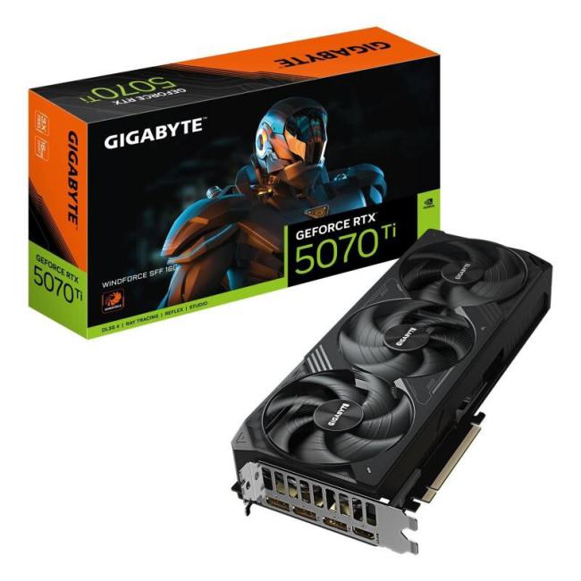 GIGABYTE RTX 5070 TI Windforce 16GB GDDR7 - DLSS4 - HDMI - 3xDP